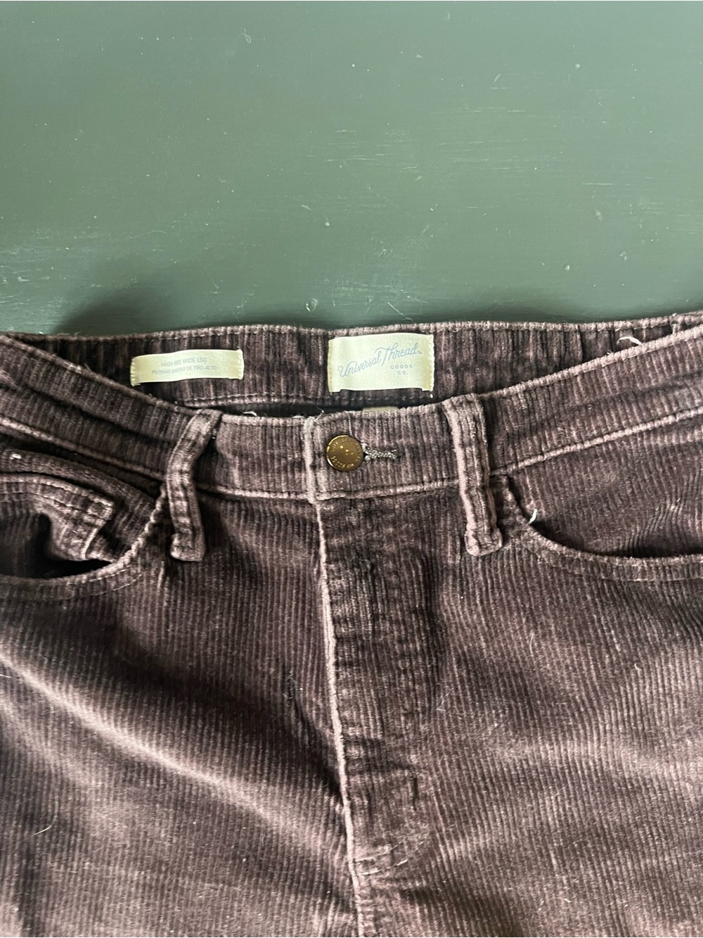 Universal Thread Chocolate Brown Corduroy Pants